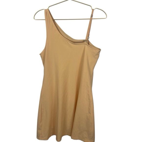 Abercrombie & Fitch Orange Creamsicle One Shoulder Activewear Dress Size M - Picture 2 of 6